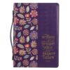 Variation #19534 of I Know The Plans Purple Floral Faux Bible Cover – Jeremiah 29:11