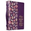 Variation #19534 of I Know The Plans Purple Floral Faux Bible Cover – Jeremiah 29:11 - Image 2