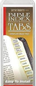 Bible Index Tabs - Gold